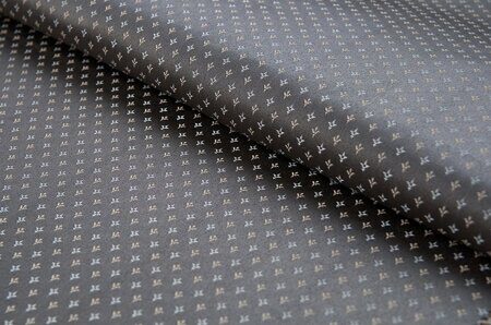 Жаккард Flower damask comp grey